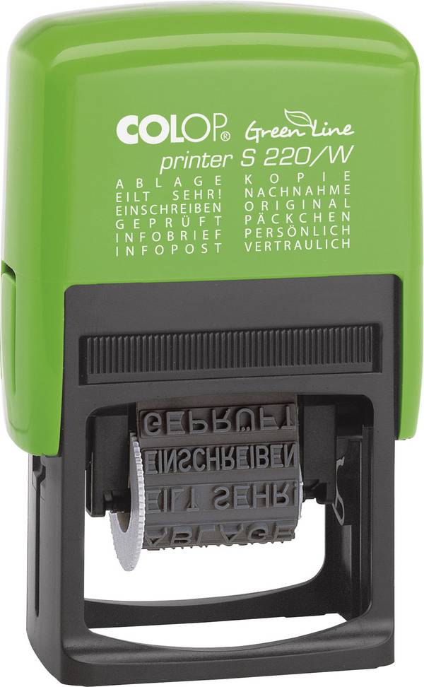 COLOP Wortbandstempel S220W Green Line 127786