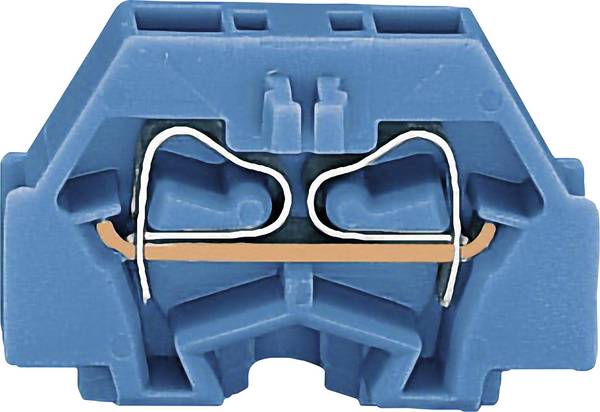 WAGO 260-304 Einzelklemme 5 mm Zugfeder Belegung: N Blau 1 St.
