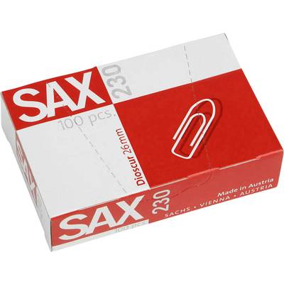 Sax Büroklammer I-230 26 mm Verzinkt 100 St.
