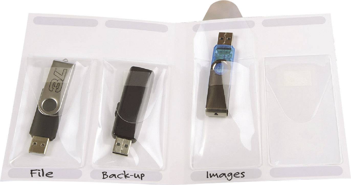 USB-Taschen 52,5x90mm selbstklebend VE=10 Stück-0