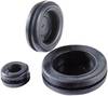 Richco DGB-4 Verschlussstopfen Klemm-Ø (max.) 6.4 mm Plattenstärke (max.) 1.5 mm Vinyl Schwarz 1 St.