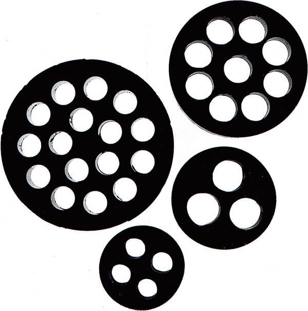 LAPP 53325260 SKINTOP® DIX-M25 Mehrfachdichteinsatz halogenfrei M25  M25 2 x 6 mm Nitril-Butadien-Kautschuk Schwarz 1 St.