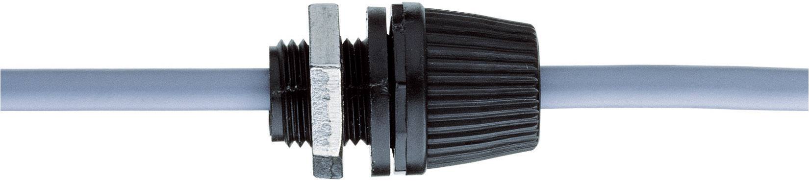 Donau Elektronik 527190 Kabelverschraubung mit Zugentlastung M10 Polyamid  Schwarz 1 St. kaufen