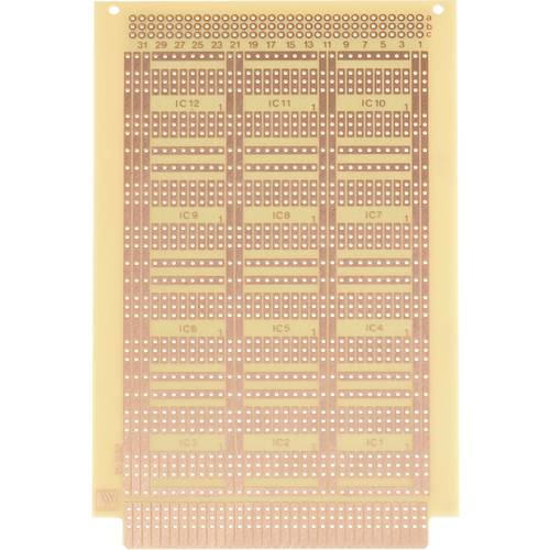 Rademacher WR-Typ 932 Experimentierplatine Hartpapier (L x B) 160 mm x 100 mm 35 µm Inhalt 1 St.