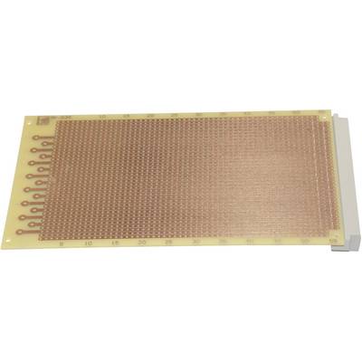 Lochrasterplatine mit Kupferbeschichtung zur Elektronikprototypenerstellung, nummerierte Achsen erleichtern die Komponentenplatzierung.