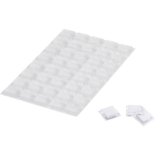 3M SJ 5308 MPCB Gerätefuß selbstklebend, quadratisch Transparent (Ø x H) 12.7 mm x 3.1 mm 40 St.