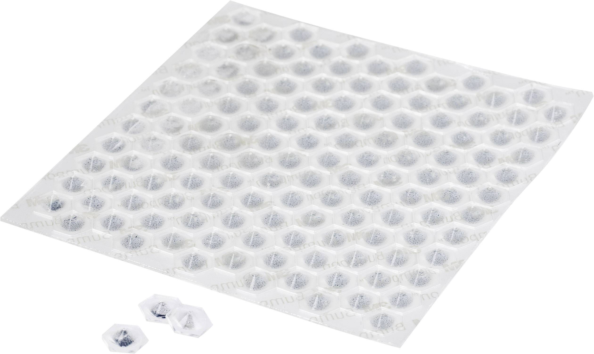 3M SJ 6553 MPCB Gerätefuß selbstklebend, trapezförmig Transparent (Ø x H) 11 mm x 3.05 mm 132 St.