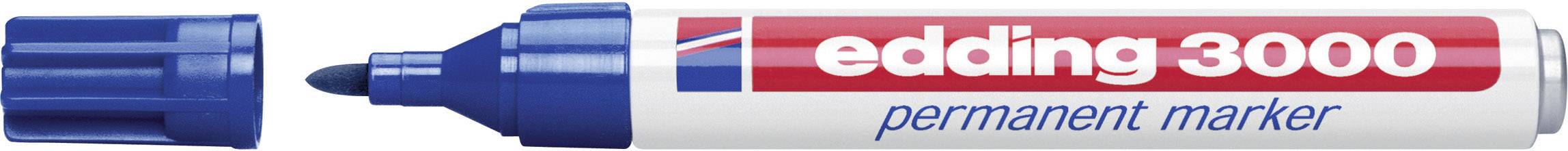 EDDING Permanent-Marker Edding E-3000 Blau Rundform 1.5 - 3 mm 1 St.