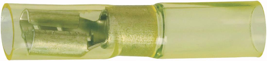 DSG Canusa 7934300102 Flachsteckhülse mit Schrumpfschlauch Steckbreite: 6.3 mm Steckdicke: 0.8 mm 180 ° Vollisoliert Gel