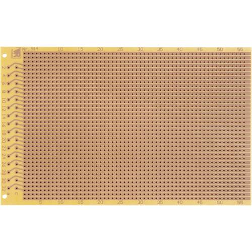 Thumbnail - Rademacher WR-Typ 914 Prüfungsplatine nach IHK-Richtlinie Hartpapier (L x B) 160 mm x 100 mm 35 µm Rastermaß 2.54 mm Inh...