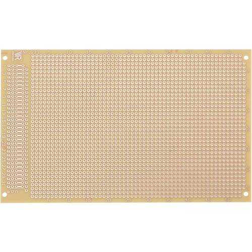 Rademacher WR-Typ 933 Prüfungsplatine nach IHK-Richtlinie Hartpapier (L x B) 160 mm x 100 mm 35 µm Rastermaß 2.54 mm Inh...
