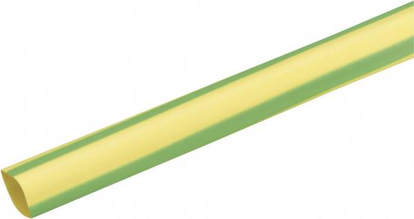 DSG Canusa 3210095613 Schrumpfschlauch ohne Kleber Grün, Gelb 9.50 mm 3 mm Schrumpfrate:3:1 Meterware