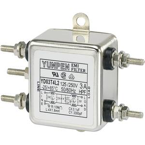 Yunpen Yd03t4l2 Entstorfilter 250 V Ac 3 A 1 8 Mh L X B X H 50 X 85 3 X 28 5 Mm 1 St Kaufen