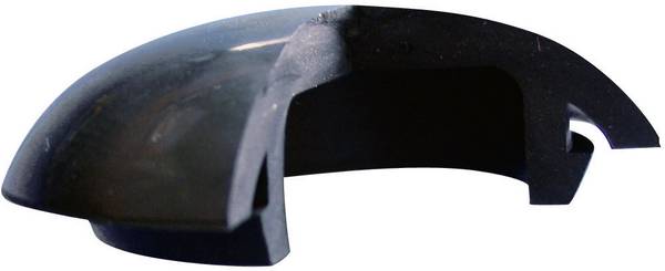 Richco LTP-5 Blindstopfen Plattenstärke (max.) 3.2 mm Silikon, Kautschuk Schwarz 1 St.