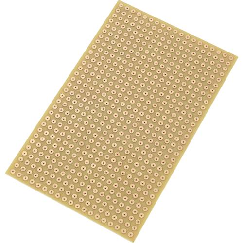 TRU COMPONENTS SU527785 Europlatine Hartpapier (L x B) 160 mm x 100 mm 35 µm Rastermaß 5.08 mm Inhalt 1 St.