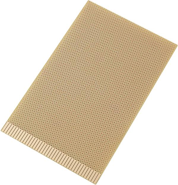 TRU COMPONENTS SU527661 Europlatine  Hartpapier (L x B) 16 cm x 10 cm 35 µm Rastermaß 2.54 mm Inhalt 1 St.