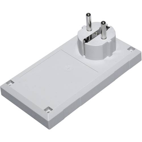 TRU COMPONENTS ESU 1200 E/CEE Stecker-Gehäuse 125 x 67 x 50 Polycarbonat, ABS Lichtgrau 1 St.