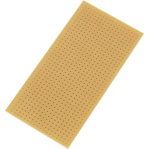 Thumbnail - TRU COMPONENTS SU528404 Europlatine ohne Cu-Auflage Hartpapier (L x B) 100 mm x 50 mm Rastermaß 2.54 mm Inhalt 1 St.