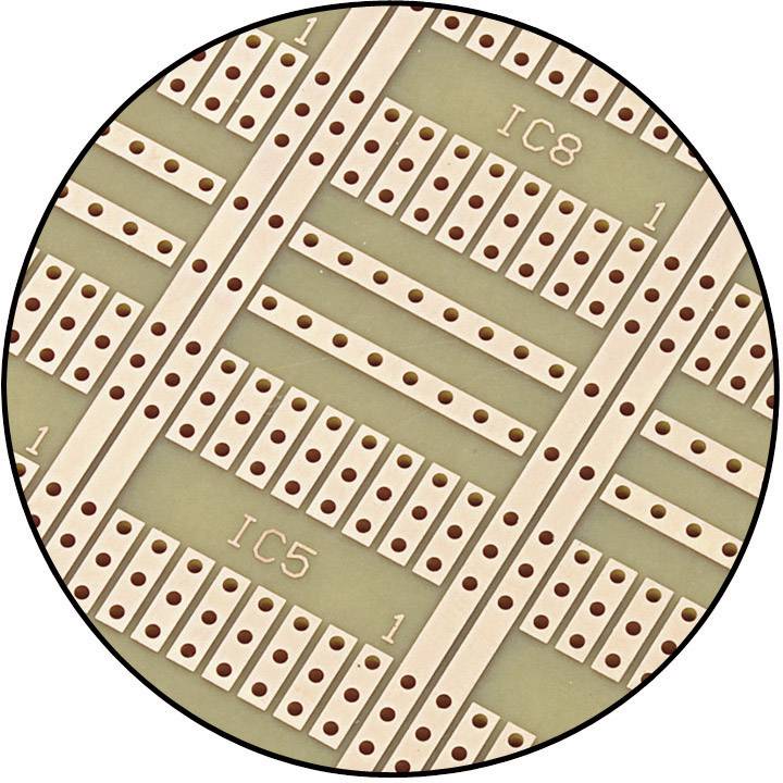 TRU COMPONENTS SU527670 IC-Platine Hartpapier (L x B) 160 mm x 100 mm 35 µm Rastermaß 2.54 mm Inhalt 1 St.-1
