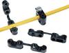 HellermannTyton KK1-N66-BK-D1 Zugentlastung Klemm-Ø (max.) 5.5 mm Polyamid 6.6 Schwarz 1 St.