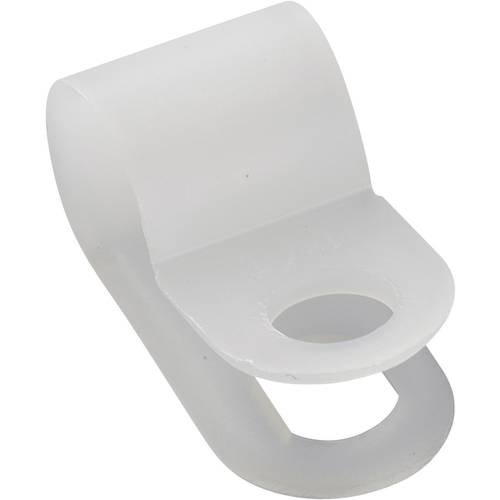 TRU COMPONENTS Befestigungsschelle schraubbar 532006 Bündel-Ø-Bereich 6.5 mm (max) Natur 25 St.