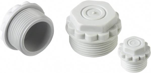 LAPP 52020523 SKINDICHT® M20 Verschlussschraube mit durchstoßbarer Membran M20  M20  Polystyrol (EPS) Lichtgrau (RAL 7035) 1 St.