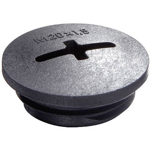 Wiska 10061832 EVSG M20 RAL 9005 Verschlussschraube M20 Polyamid Schwarz (RAL 9005) 1 St.