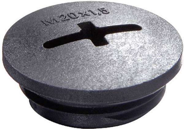 Wiska 10061832 EVSG M20 RAL 9005 Verschlussschraube M20 Polyamid Schwarz (RAL 9005) 1 St.