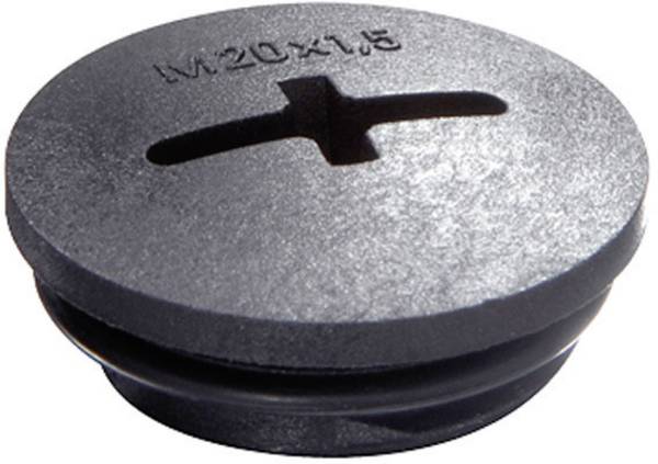 Wiska 10064642 EVSG-ORD M12 RAL 9005 Verschlussschraube M12 Polyamid Schwarz (RAL 9005) 1 St.