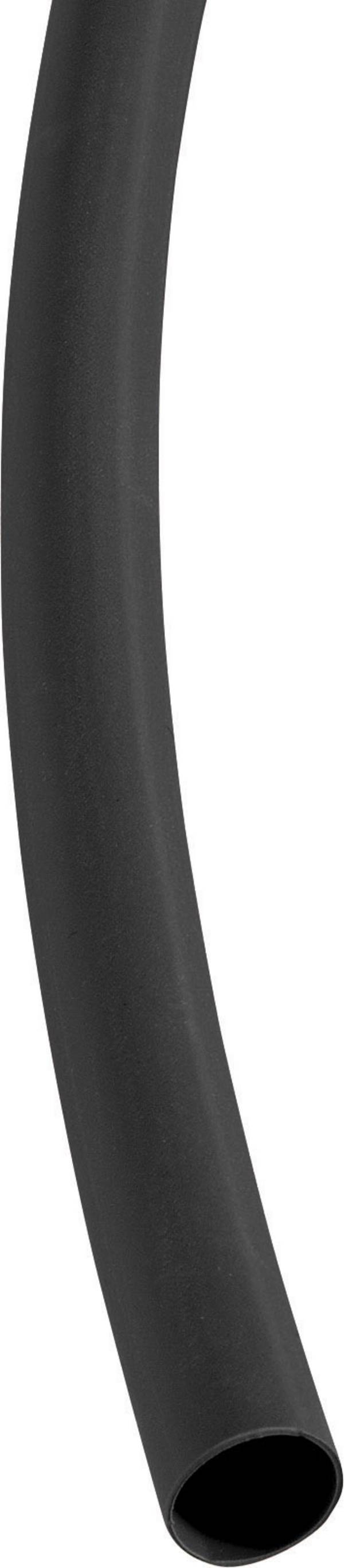 DSG Canusa 3210060953 Schrumpfschlauch ohne Kleber Schwarz 6.40 mm 2 mm Schrumpfrate:3:1 Meterware