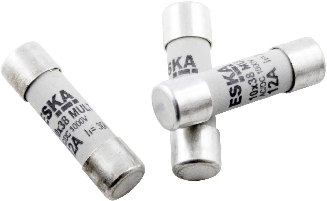 ESKA FUSES Multimetersicherung (Ø x L) 10.3 mm x 38 mm 10 A 1000 V Flink -F- ESKA 1038.827 Inhalt 1