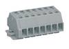 WAGO 261-107 Klemmenleiste 6 mm Zugfeder Belegung: L Grau 50 St.
