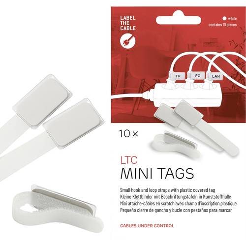 Thumbnail - Kabelhalter Label the Cable 2520 Weiß