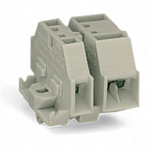WAGO 262-280 Einzelklemme 12 mm Zugfeder Belegung: L Grau 100 St.