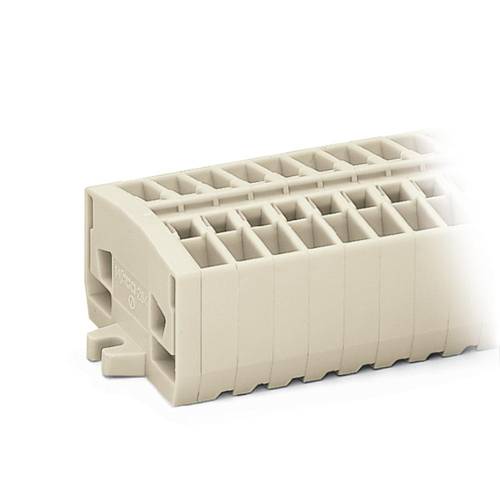 WAGO 264-184 Klemmenleiste 6 mm Zugfeder Belegung: L Grau 100 St.