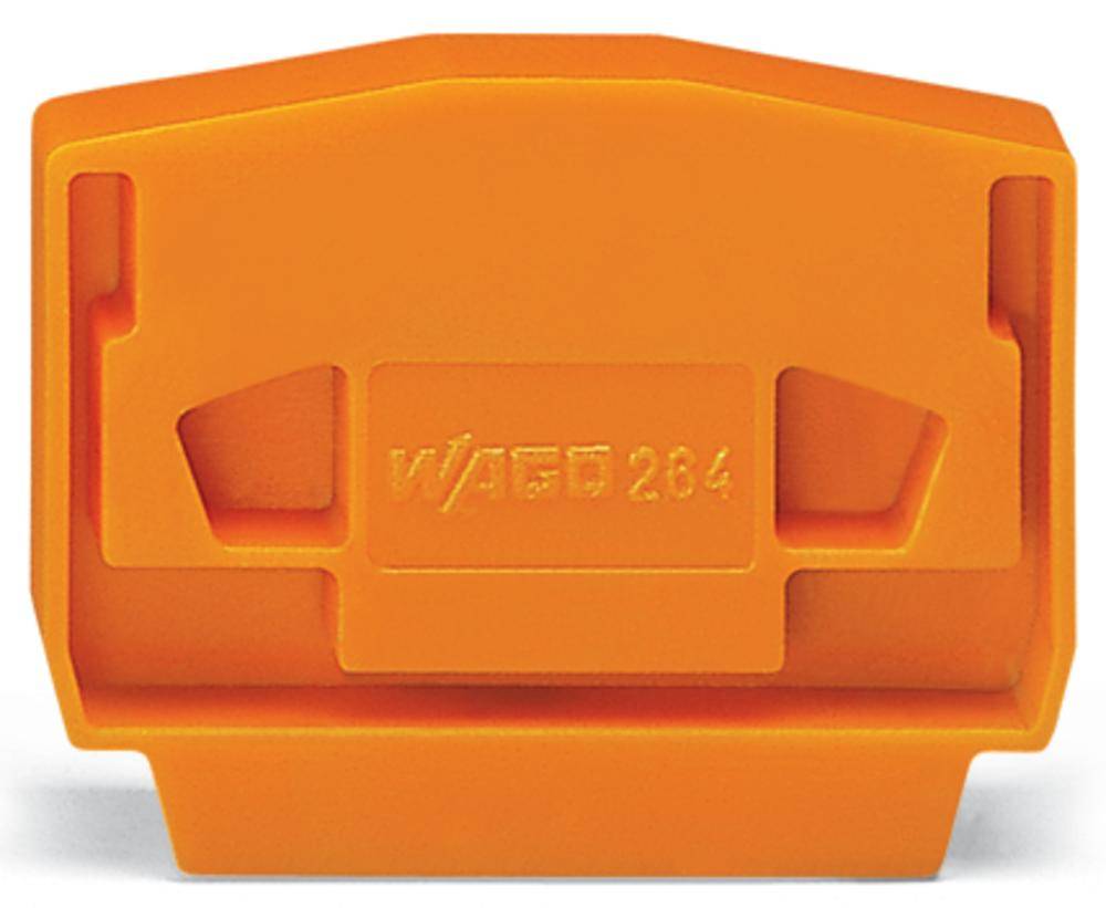 WAGO Abschluss-U. Zwischenplatte 264-369 orange 4mm stark f. 4-LEITER-KLEMM