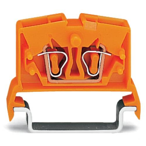 WAGO 264-716 Durchgangsklemme 6 mm Zugfeder Orange 100 St.