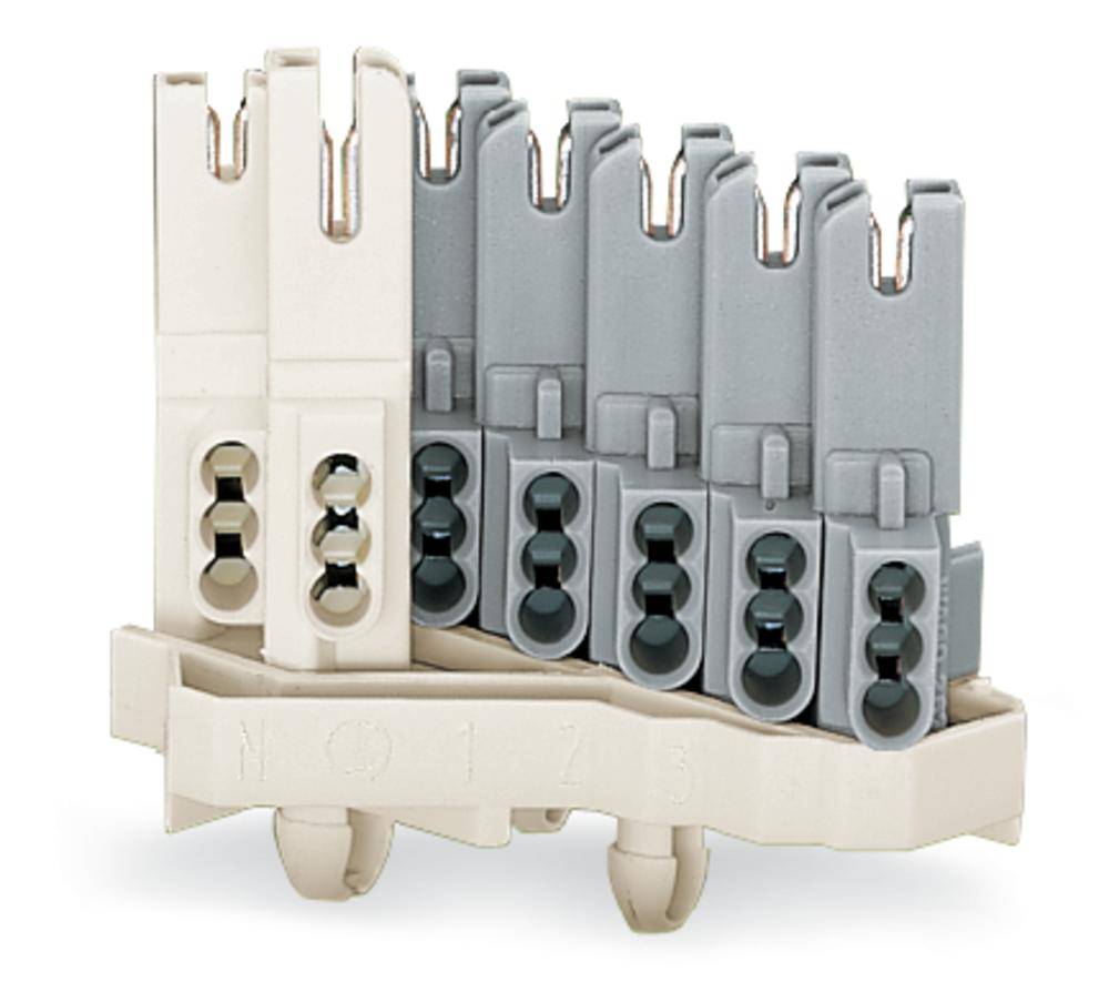 WAGO 267-167  GmbH & Co. KG Verbindingsklem Flexibel: - Massief: 0.5-1 mm&sup2; Aantal polen: 7 500 stuk(s) Wit