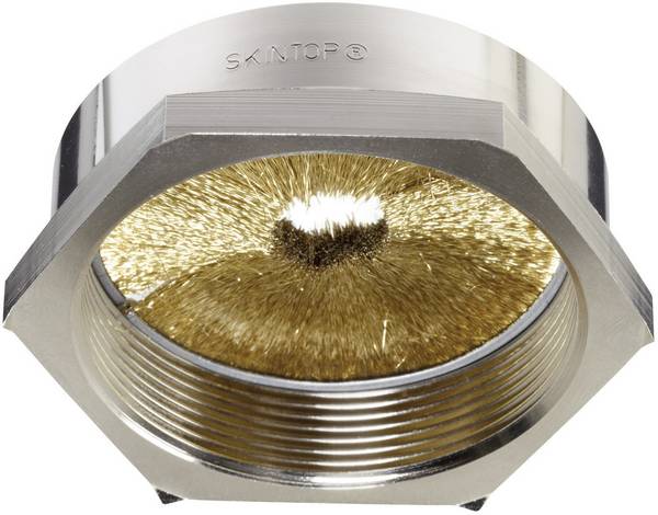 LAPP 54110839 SKINTOP BRUSH ADD-ON M12 Gegenmutter mit Erdungskrallen  M12 M12  Messing Messing 1 St.