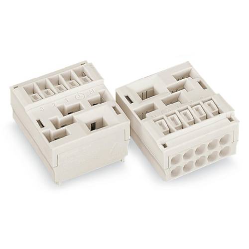 Verbindungsklemme starr: 1.5-2.5 mm² Polzahl: 3 WAGO WAGO GmbH & Co. KG 50 St. Weiß