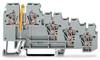WAGO 270-570/281-507 Initiatorenklemme 5 mm Zugfeder Belegung: L Grau 50 St.