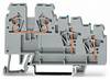 WAGO 270-572 Aktorenklemme 5 mm Zugfeder Belegung: L Grau 50 St.