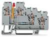 WAGO 270-572/281-434 Aktorenklemme 5 mm Zugfeder Belegung: L Grau 50 St.