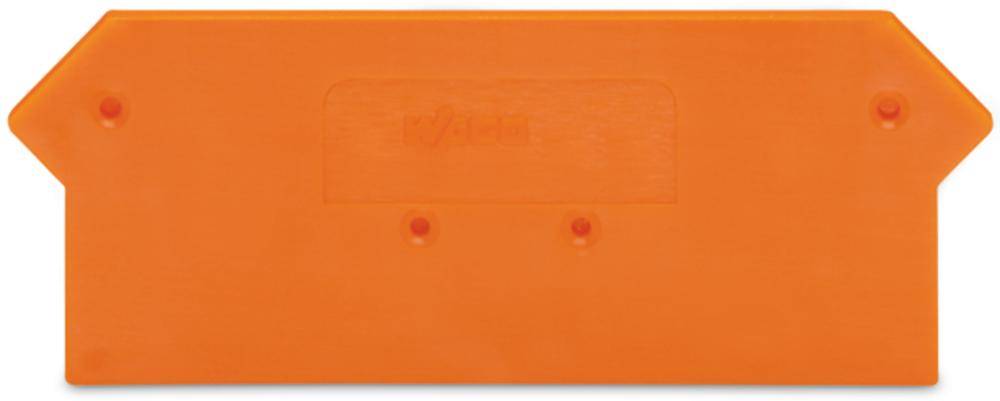 WAGO Abschluss-u. Zwischenplatte 279-317 orange 2mm dick f. 4-Leiter-Klemme