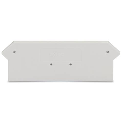 WAGO 279-318 Abschluss- und Trennplatte Lichtgrau 100 St.