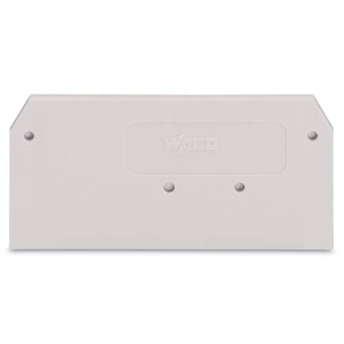 WAGO 281-349 Abschluss- und Trennplatte Lichtgrau 100 St.