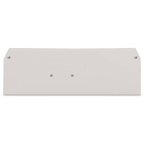 WAGO 279-348 Abschluss- und Trennplatte Lichtgrau 100 St.