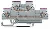 WAGO 279-508 Doppelstock-Durchgangsklemme 4 mm Zugfeder Belegung: L Grau 50 St. Package