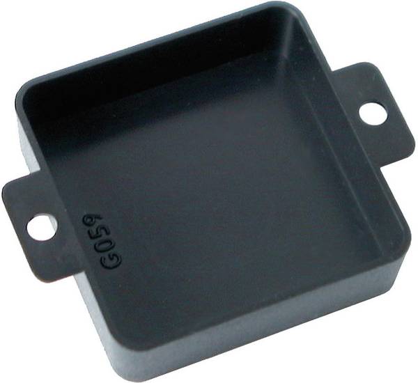Kemo G059 Modul-Gehäuse 40 x 40 x 12 Kunststoff Schwarz 1 St.