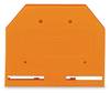WAGO 280-302 Abschluss- und Trennplatte Orange 100 St.